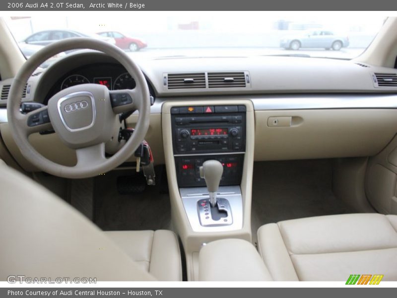 Arctic White / Beige 2006 Audi A4 2.0T Sedan