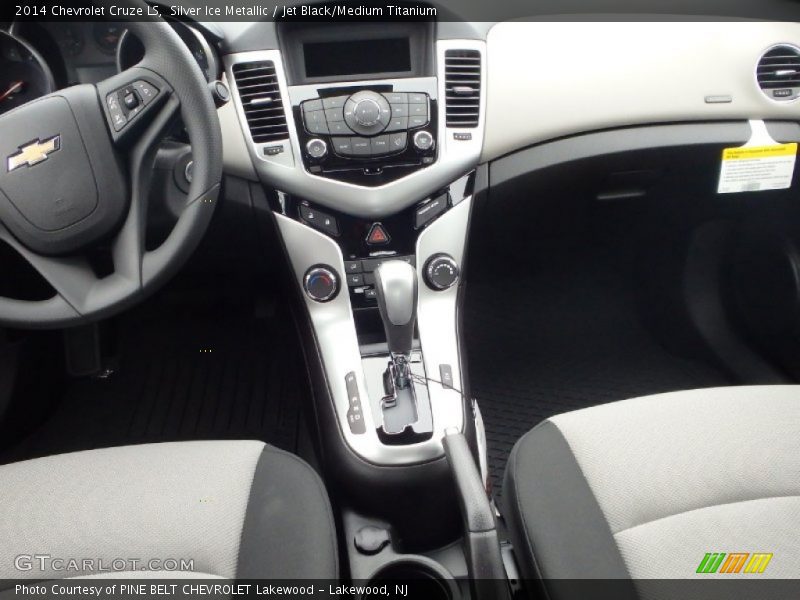 Silver Ice Metallic / Jet Black/Medium Titanium 2014 Chevrolet Cruze LS