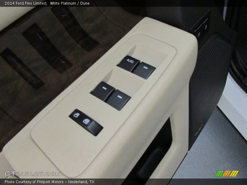 White Platinum / Dune 2014 Ford Flex Limited