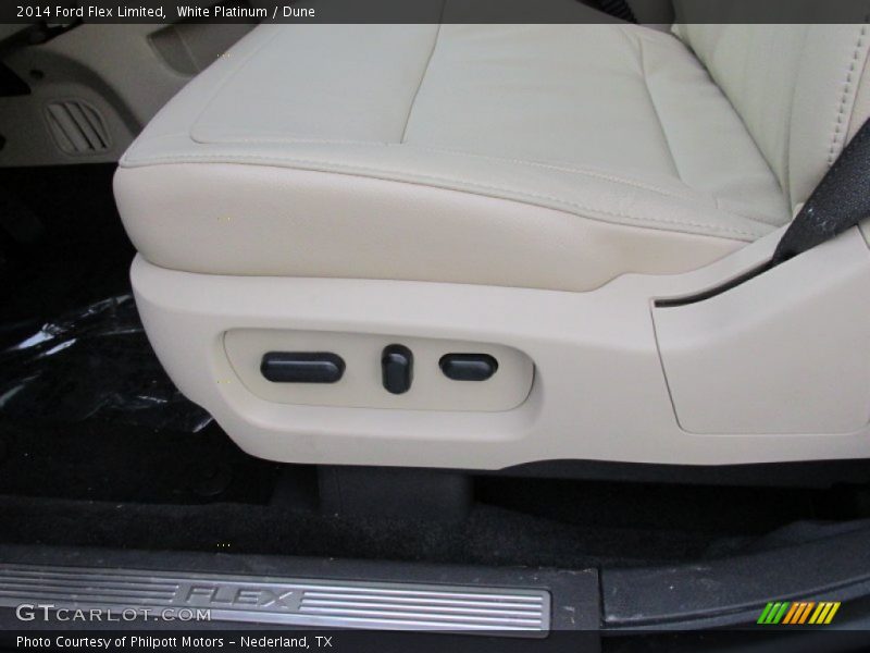 White Platinum / Dune 2014 Ford Flex Limited