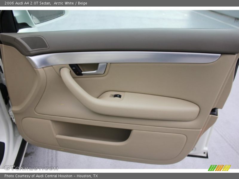 Arctic White / Beige 2006 Audi A4 2.0T Sedan