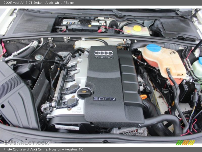 Arctic White / Beige 2006 Audi A4 2.0T Sedan