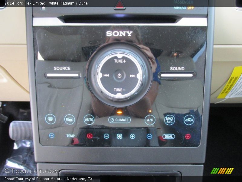 White Platinum / Dune 2014 Ford Flex Limited
