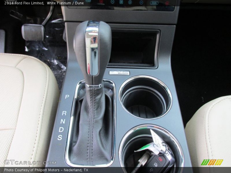 White Platinum / Dune 2014 Ford Flex Limited