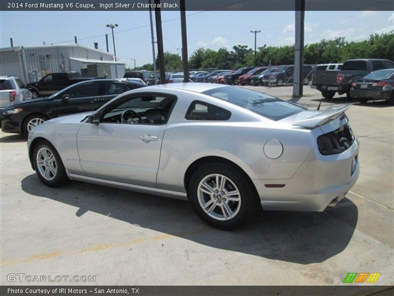 Ingot Silver / Charcoal Black 2014 Ford Mustang V6 Coupe