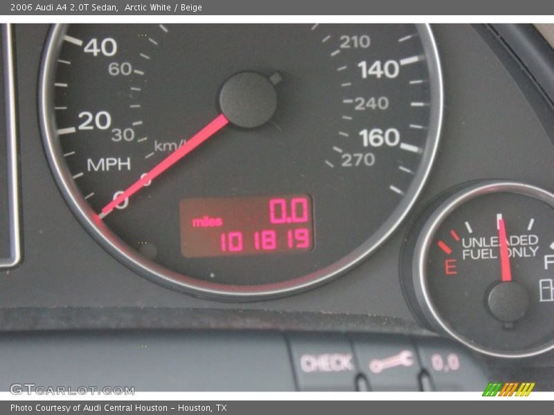 Arctic White / Beige 2006 Audi A4 2.0T Sedan