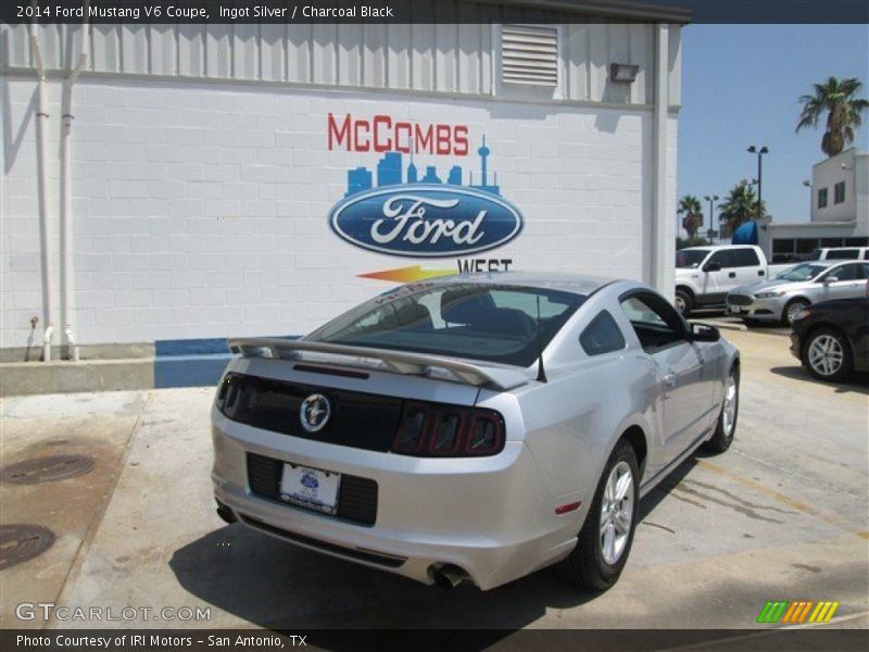 Ingot Silver / Charcoal Black 2014 Ford Mustang V6 Coupe