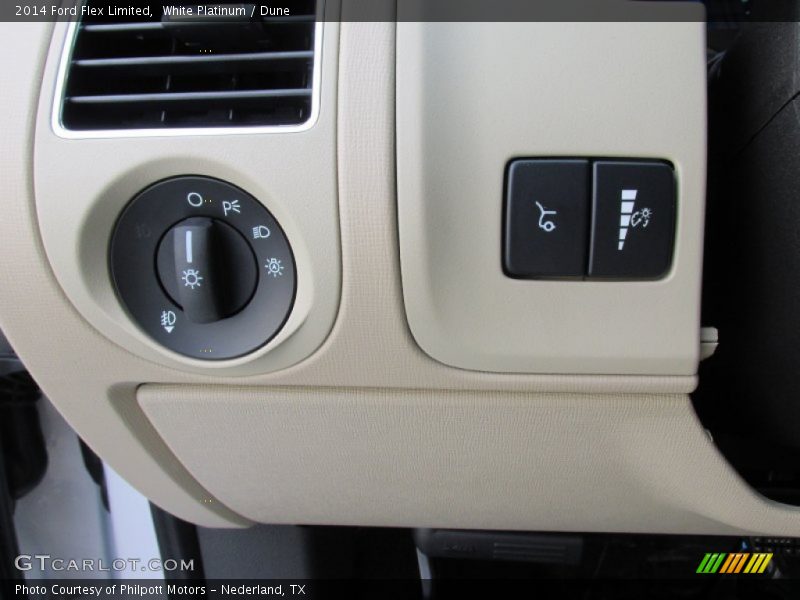 White Platinum / Dune 2014 Ford Flex Limited