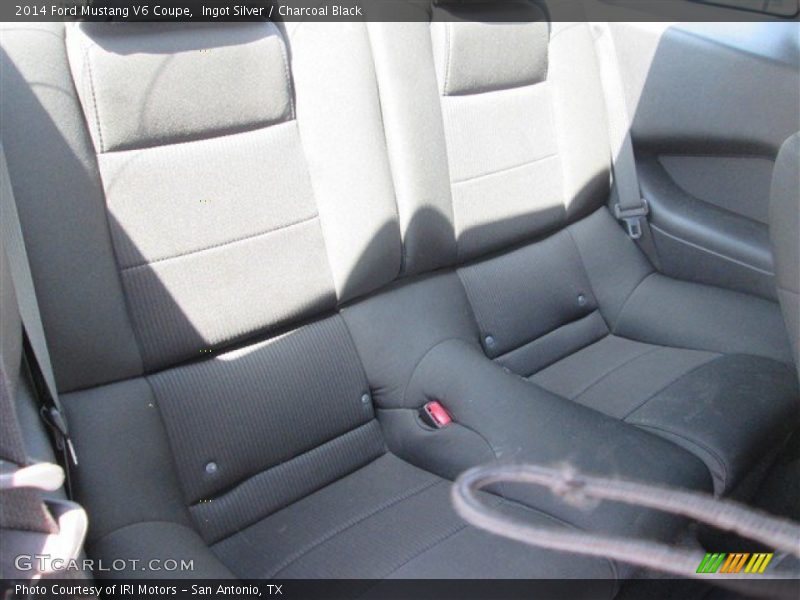 Ingot Silver / Charcoal Black 2014 Ford Mustang V6 Coupe