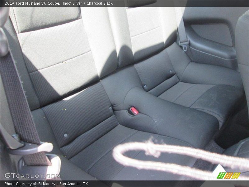 Ingot Silver / Charcoal Black 2014 Ford Mustang V6 Coupe