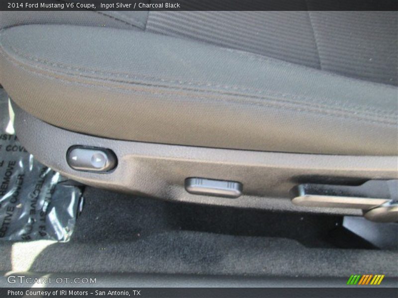 Ingot Silver / Charcoal Black 2014 Ford Mustang V6 Coupe