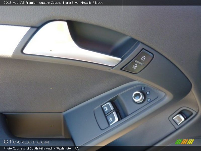 Floret Silver Metallic / Black 2015 Audi A5 Premium quattro Coupe