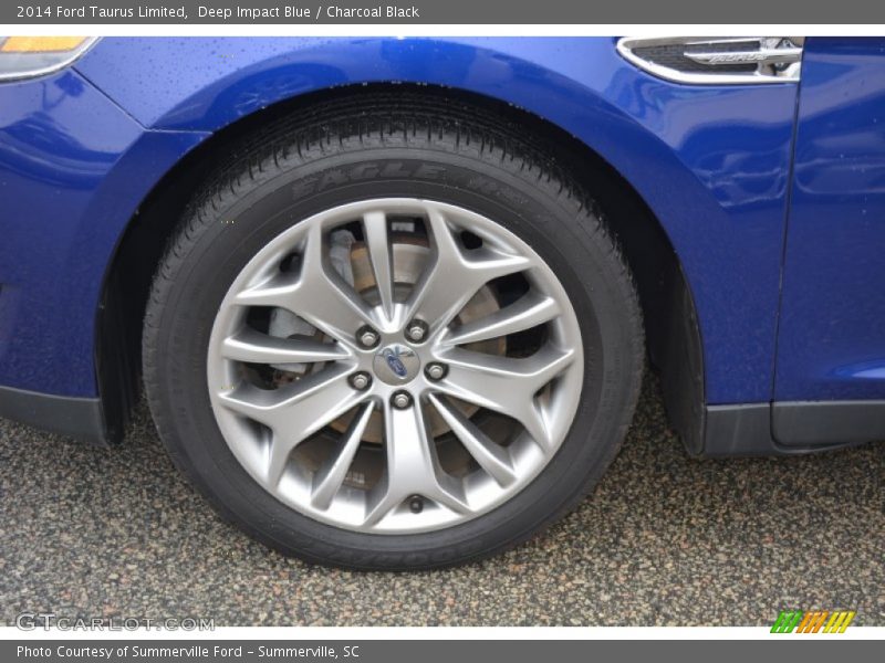 Deep Impact Blue / Charcoal Black 2014 Ford Taurus Limited
