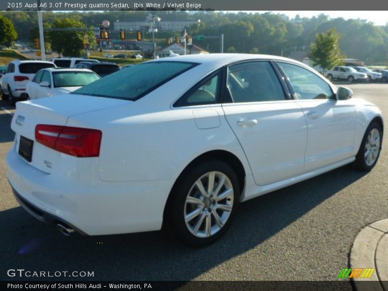 Ibis White / Velvet Beige 2015 Audi A6 3.0T Prestige quattro Sedan