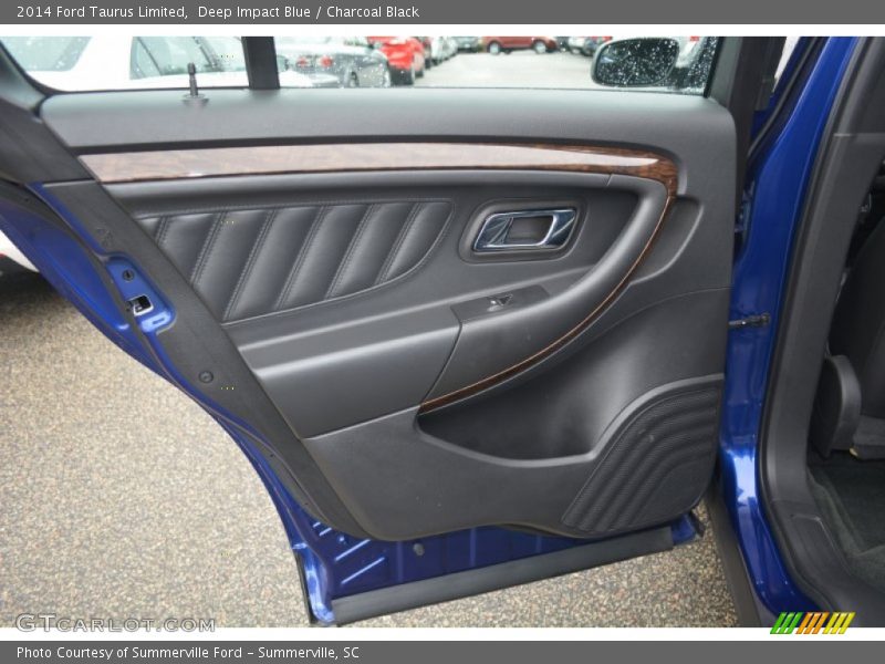 Deep Impact Blue / Charcoal Black 2014 Ford Taurus Limited