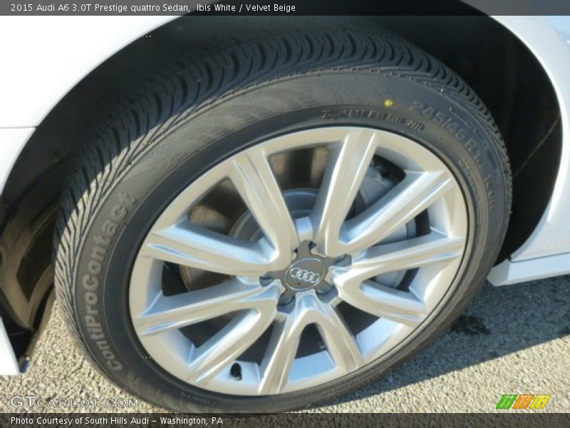 Ibis White / Velvet Beige 2015 Audi A6 3.0T Prestige quattro Sedan