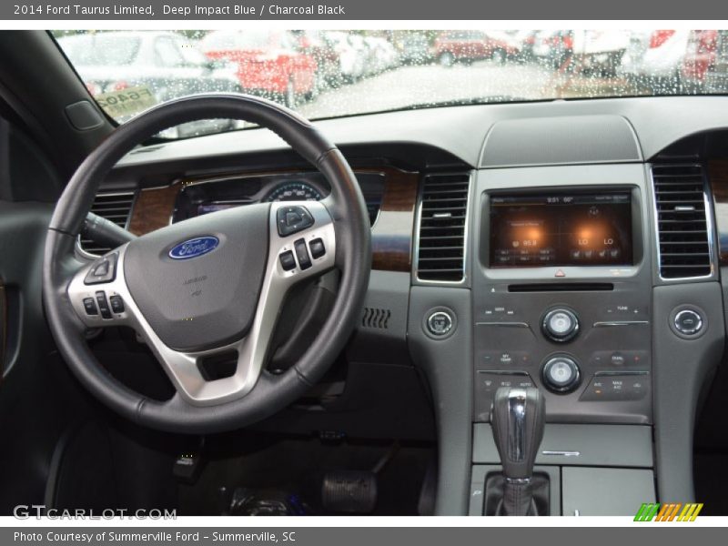 Deep Impact Blue / Charcoal Black 2014 Ford Taurus Limited