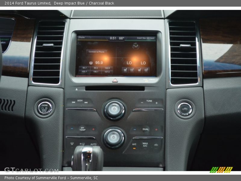 Deep Impact Blue / Charcoal Black 2014 Ford Taurus Limited