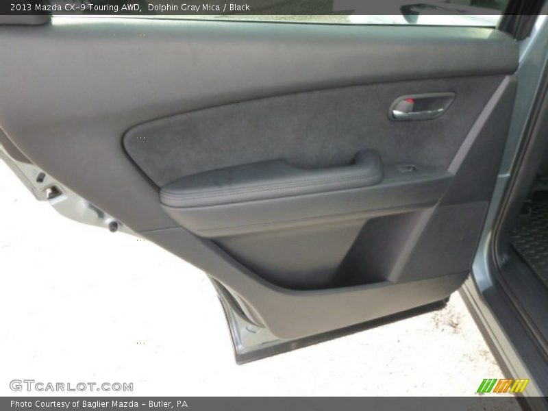 Dolphin Gray Mica / Black 2013 Mazda CX-9 Touring AWD