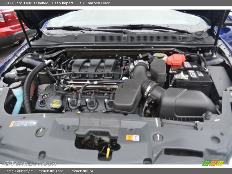 Deep Impact Blue / Charcoal Black 2014 Ford Taurus Limited