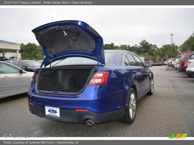 Deep Impact Blue / Charcoal Black 2014 Ford Taurus Limited
