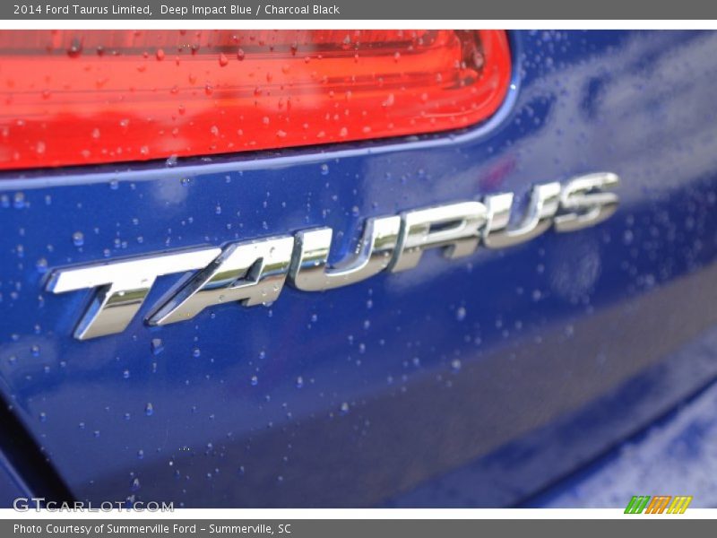Deep Impact Blue / Charcoal Black 2014 Ford Taurus Limited