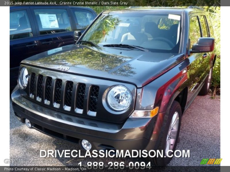 Granite Crystal Metallic / Dark Slate Gray 2015 Jeep Patriot Latitude 4x4