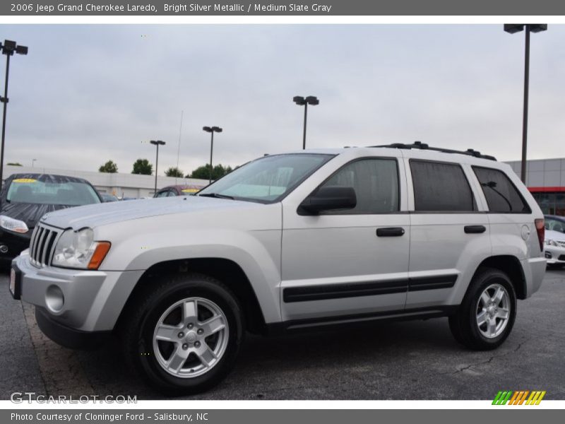 Bright Silver Metallic / Medium Slate Gray 2006 Jeep Grand Cherokee Laredo