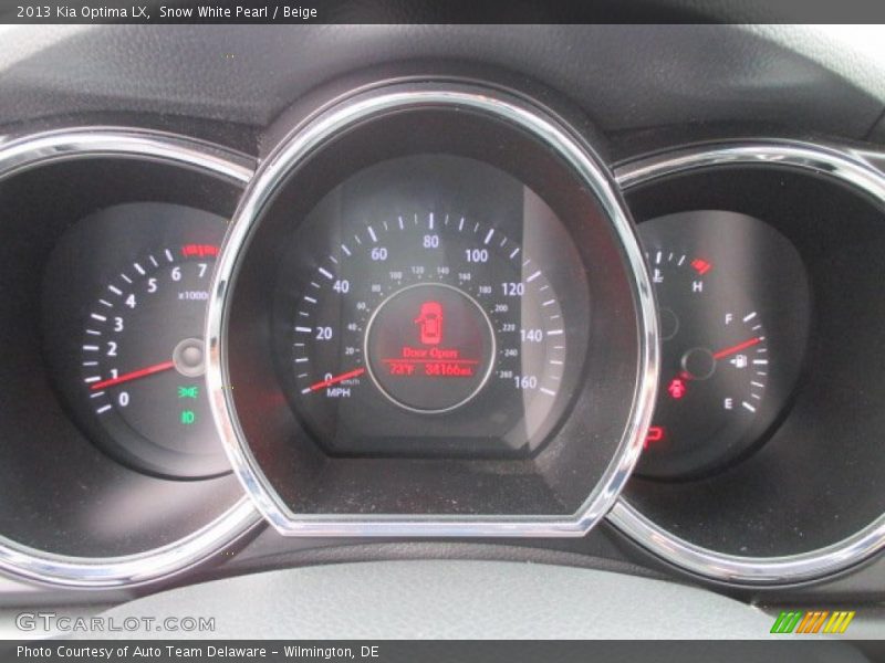 Snow White Pearl / Beige 2013 Kia Optima LX