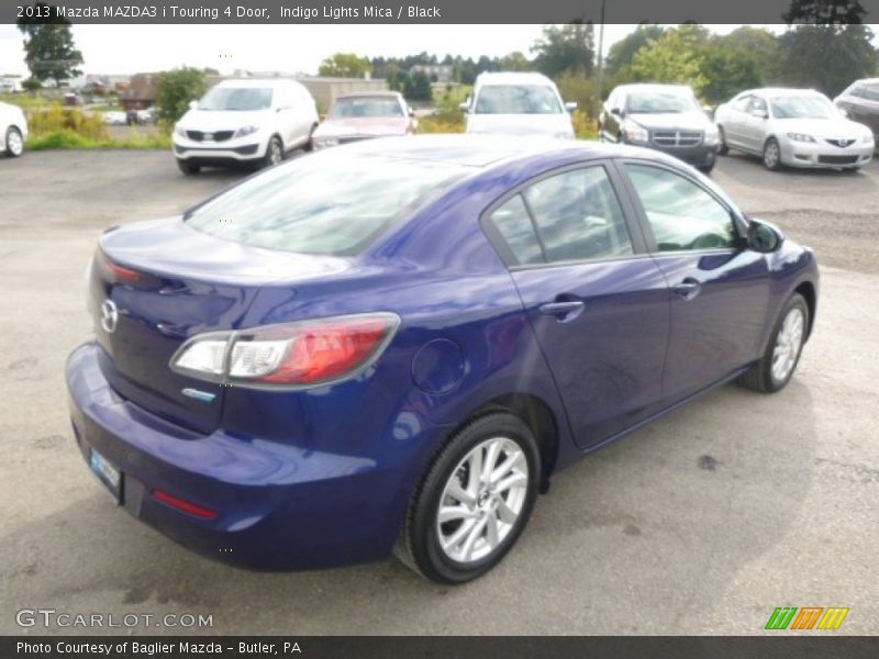 Indigo Lights Mica / Black 2013 Mazda MAZDA3 i Touring 4 Door