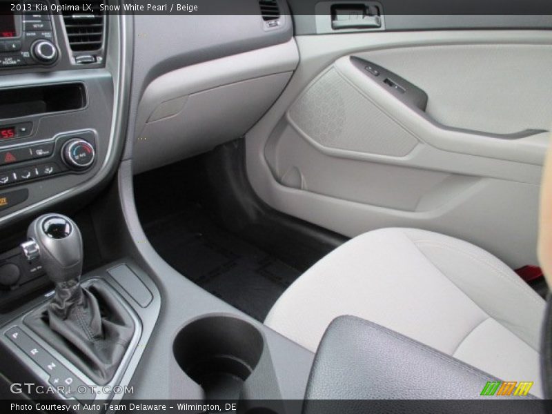 Snow White Pearl / Beige 2013 Kia Optima LX