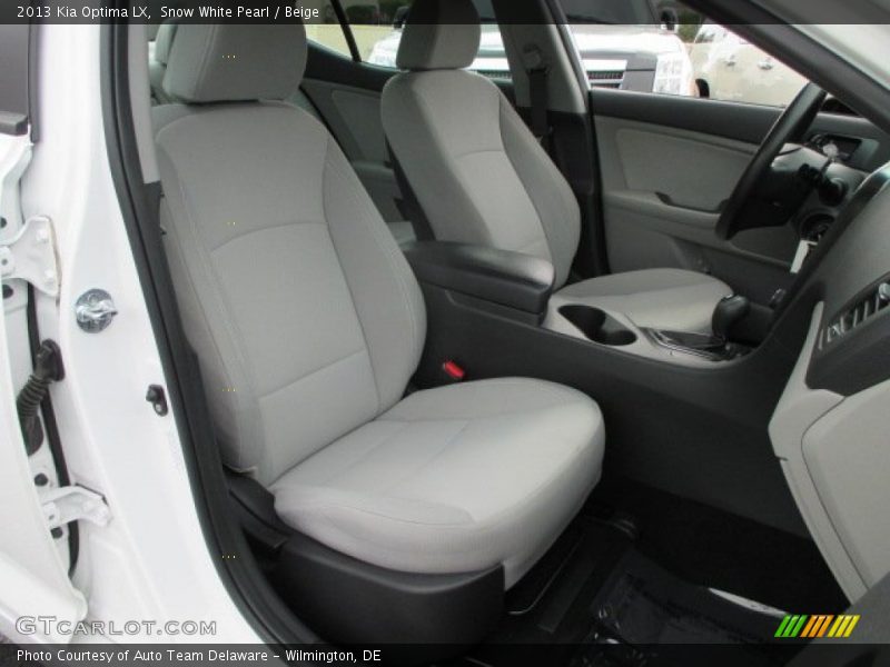 Snow White Pearl / Beige 2013 Kia Optima LX
