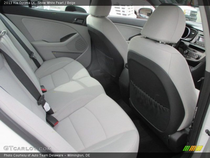 Snow White Pearl / Beige 2013 Kia Optima LX