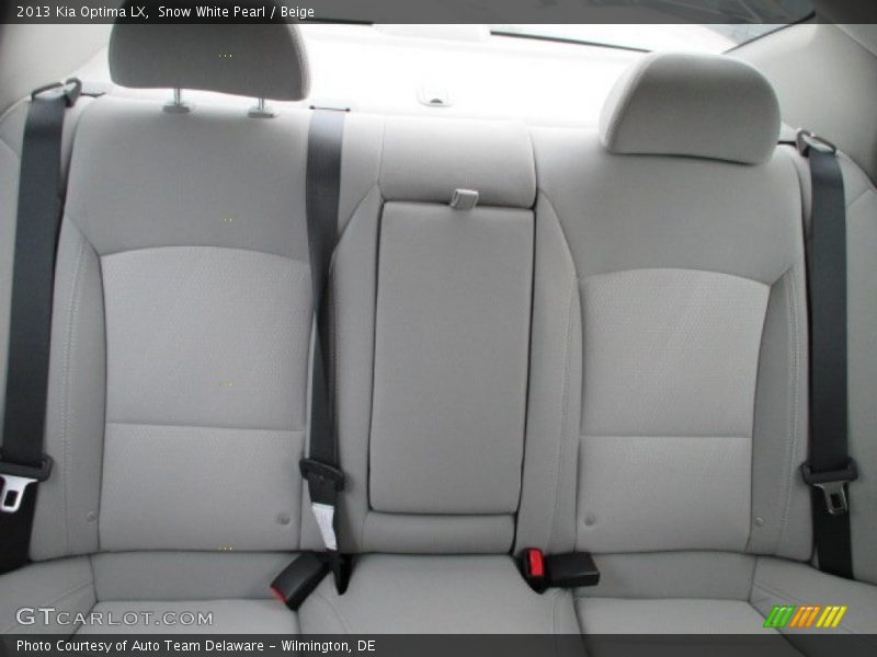Snow White Pearl / Beige 2013 Kia Optima LX