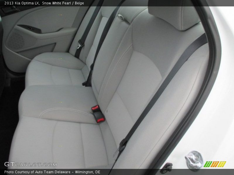 Snow White Pearl / Beige 2013 Kia Optima LX