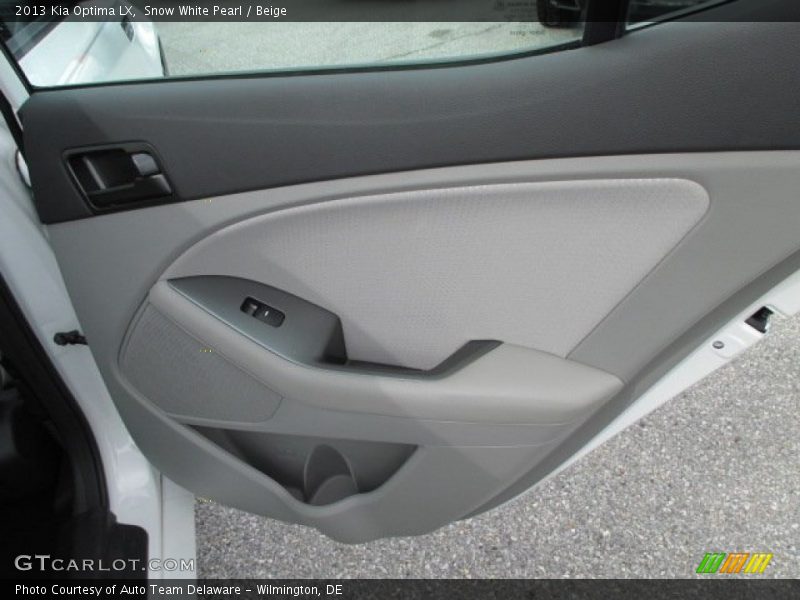 Snow White Pearl / Beige 2013 Kia Optima LX