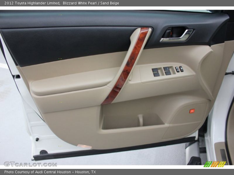 Blizzard White Pearl / Sand Beige 2012 Toyota Highlander Limited