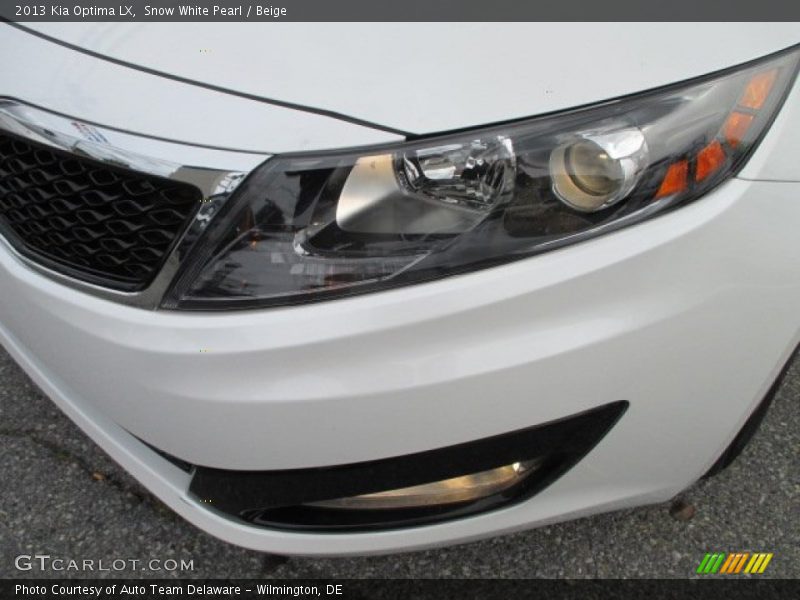 Snow White Pearl / Beige 2013 Kia Optima LX