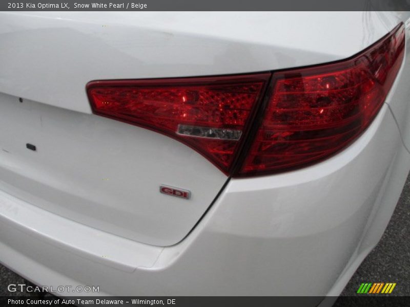 Snow White Pearl / Beige 2013 Kia Optima LX