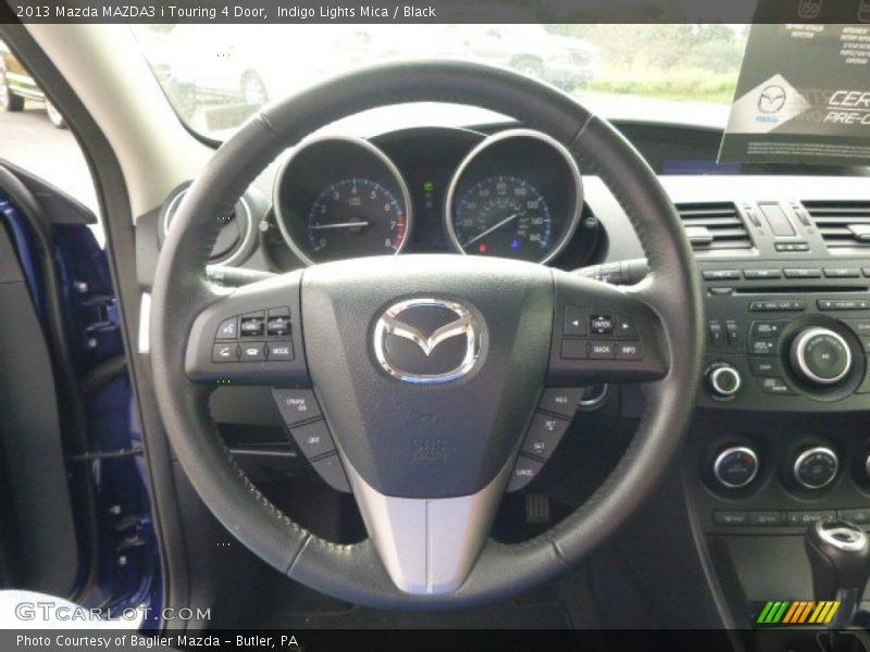 Indigo Lights Mica / Black 2013 Mazda MAZDA3 i Touring 4 Door