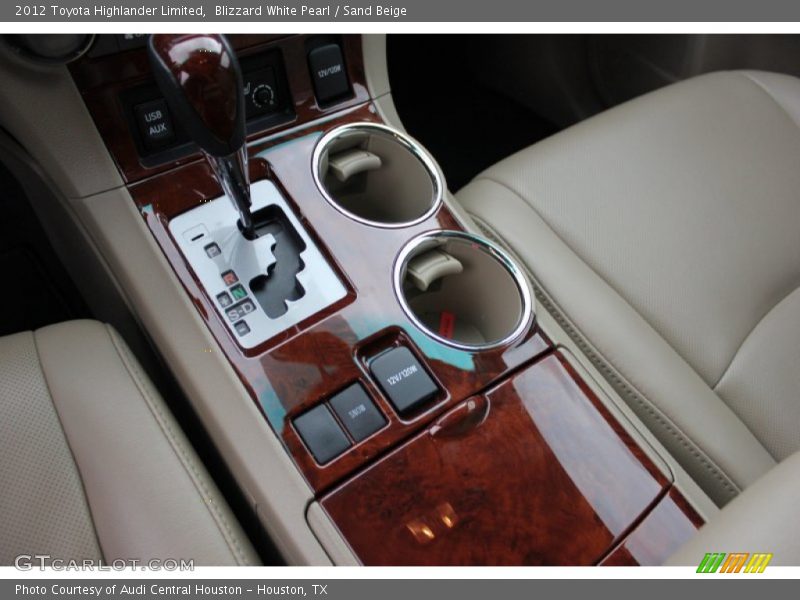 Blizzard White Pearl / Sand Beige 2012 Toyota Highlander Limited