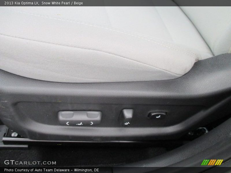 Snow White Pearl / Beige 2013 Kia Optima LX