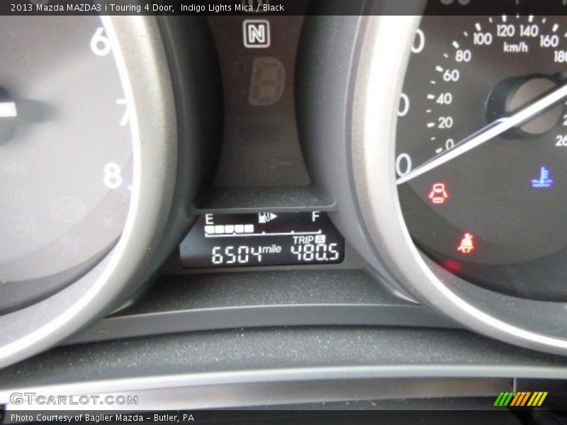 Indigo Lights Mica / Black 2013 Mazda MAZDA3 i Touring 4 Door