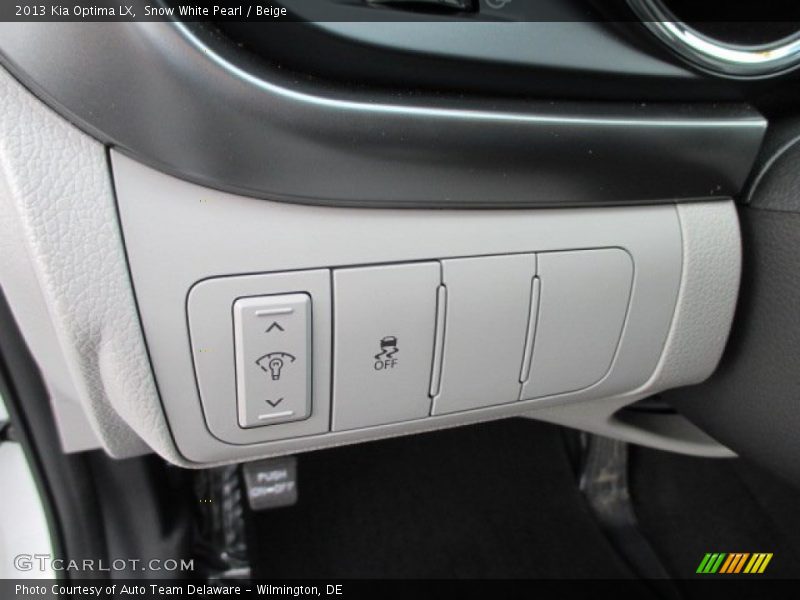 Snow White Pearl / Beige 2013 Kia Optima LX