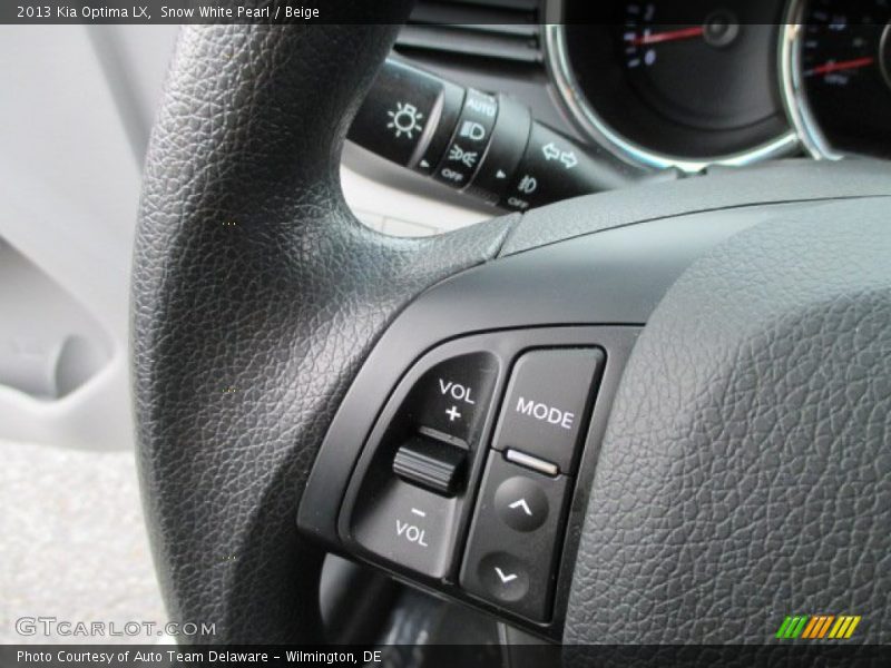 Snow White Pearl / Beige 2013 Kia Optima LX