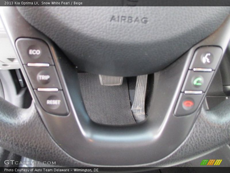 Snow White Pearl / Beige 2013 Kia Optima LX
