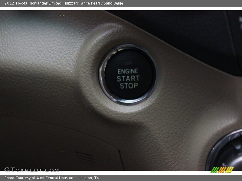 Blizzard White Pearl / Sand Beige 2012 Toyota Highlander Limited