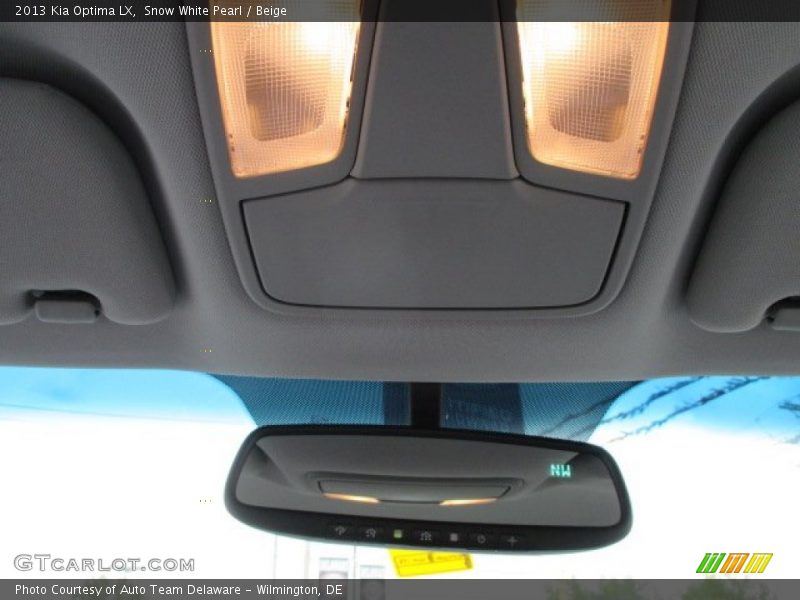 Snow White Pearl / Beige 2013 Kia Optima LX