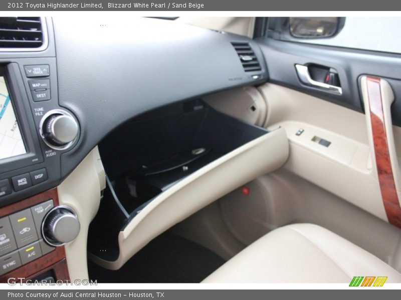 Blizzard White Pearl / Sand Beige 2012 Toyota Highlander Limited