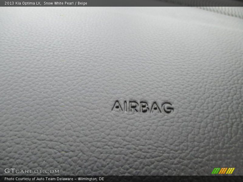 Snow White Pearl / Beige 2013 Kia Optima LX